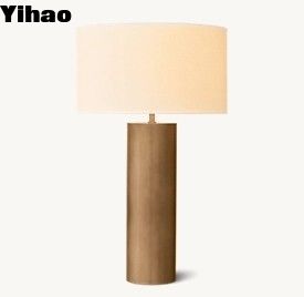 Αγορά 60W E26 Βιομηχανικά λυχνάρια κρεβατιού με χειροποίητη βάση από στερεό χαλκό σε απευθείας σύνδεση κατασκευή