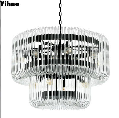 Αγορά Βίλα Hall LED μοντέρνα Art Deco στρογγυλό σχεδιασμό Κρυστάλλινο πολυέλαιο για το ξενοδοχείο σπίτι σαλόνι σε απευθείας σύνδεση κατασκευή