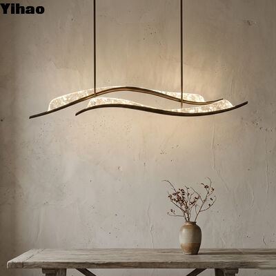 Αγορά YH Μινιμαλιστικό Αρχαίο Χαλκό Χάλκινο Πανδοχείο με Κρυστάλλινη Σκιά και 3500K Θερμό Λευκό Φωτισμό LED για τραπεζαρία σε απευθείας σύνδεση κατασκευή