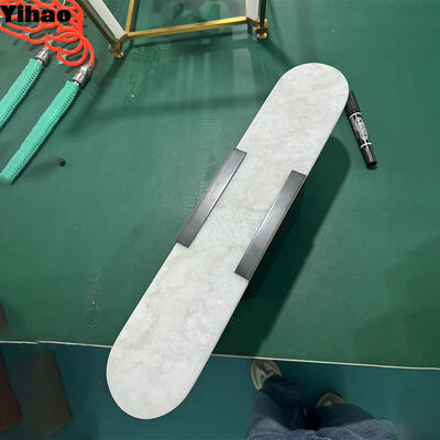 Αγορά Λαμπτήρας τοίχου από χαλκό και αλαβάστερ με 3500K θερμό λευκό LED μοντέρνο σχεδιασμό για καθιστικό και κρεβατοκάμαρα σε απευθείας σύνδεση κατασκευή