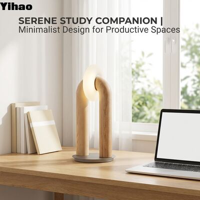 Αγορά Μοντέρνο Μινιμαλιστικό Ξύλινο Φωτιστικό Τραπεζιού σε Σχήμα U με Πολύχρωμο Φωτισμό LED για Κομοδίνο και Γραφείο σε απευθείας σύνδεση κατασκευή