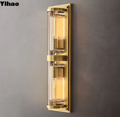 Κ9 γυάλινες διακοσμητικές τοιχοδομές δύο 40W χρυσές κρυστάλλινες τοιχοδομές