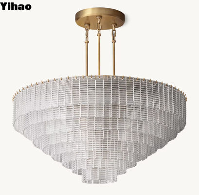 ROSH 60 Watt Αρχαίο χάλκινο μενταγιόν πολυέλαιο τραπεζαρία