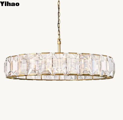 Αμερικάνικο High-End Κρυστάλλινο Χανδέλιο Χάρλοου Κρυστάλλινο Στρογγυλό Χανδέλιο 60'
