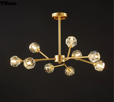 Προσαρμόσιμο μέγεθος Κρυστάλλινο πολυέλαιο Υπέροχο Yihaowo YH-1014-11 Για πολυτελείς χώρους