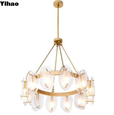 Λοξοπρεπείς εσωτερικές διακοσμητικές οροφές Σύγχρονο κρυστάλλινο πολυέλαιο για καθιστικό / τραπεζαρία