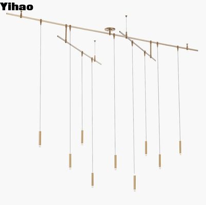 700MXY9R Γηραμένο Χαλκό Moxy Chandelier 9 Φως Αμβλύσιμο συμβατό με ELV dimmers