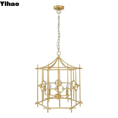 Yihao Custom Modern Decor Iron LED Pendant Light Chandelier για το νησί της κουζίνας μοναδικό κρέμασμα οροφής