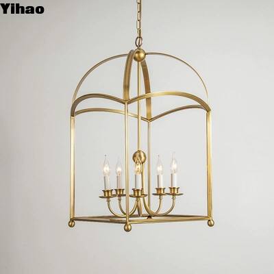 Yihao Προσαρμοσμένο σχεδιασμό Brass Chandelier LED φωτεινή πηγή με 3ετή εγγύηση για πολυτελή ξενοδοχείο Lobby και το σπίτι